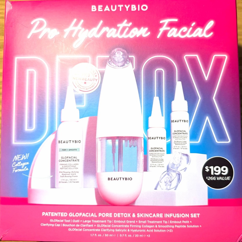 Pro Hydration Facial Detox Set - Pink